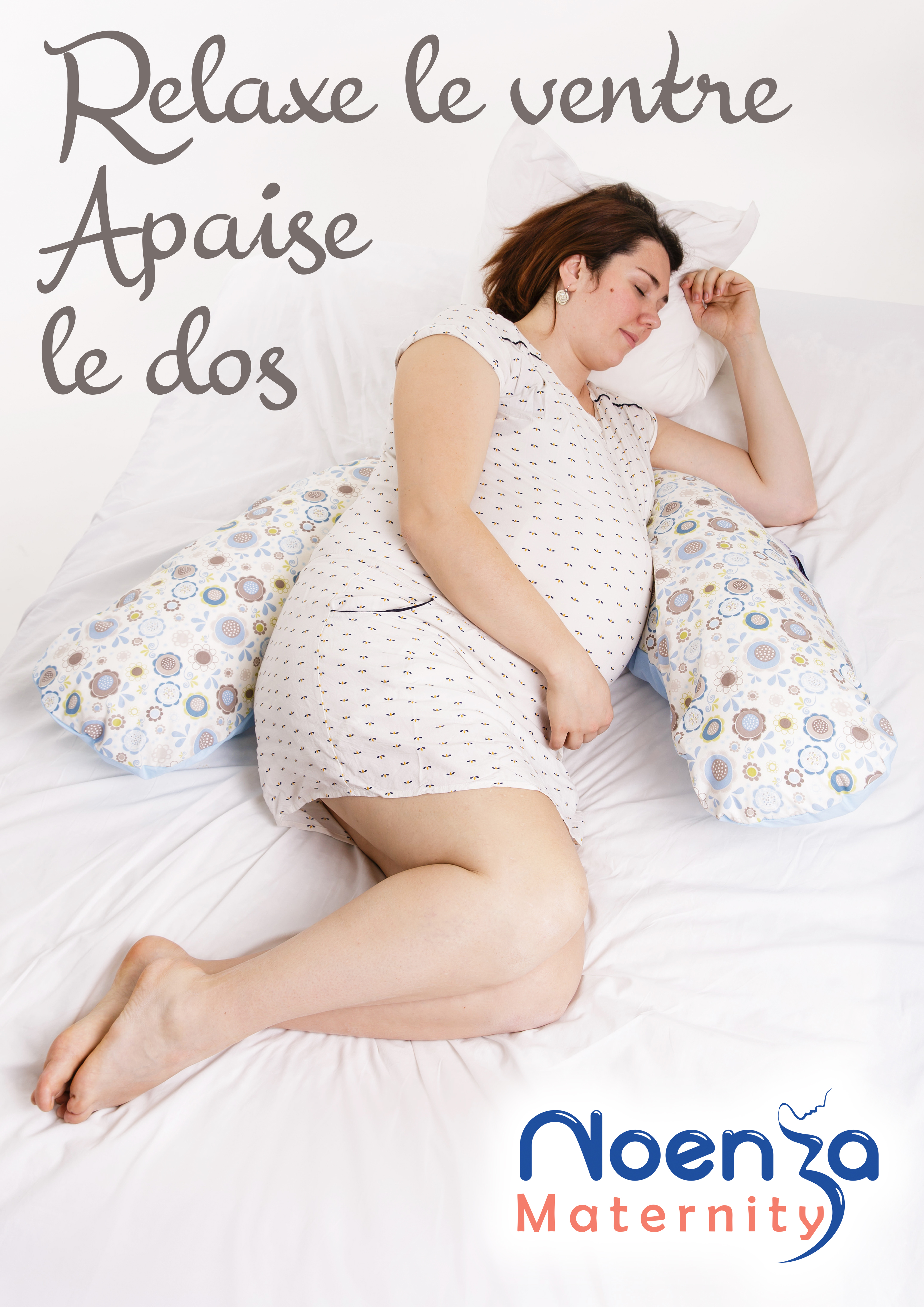 Le coussin pour Femme Enceinte ou Coussin de Grossesse - Noenza Maternity -  Coussins d'allaitement haut de gamme Made In France et Coussins  d'allaitement Corpomed